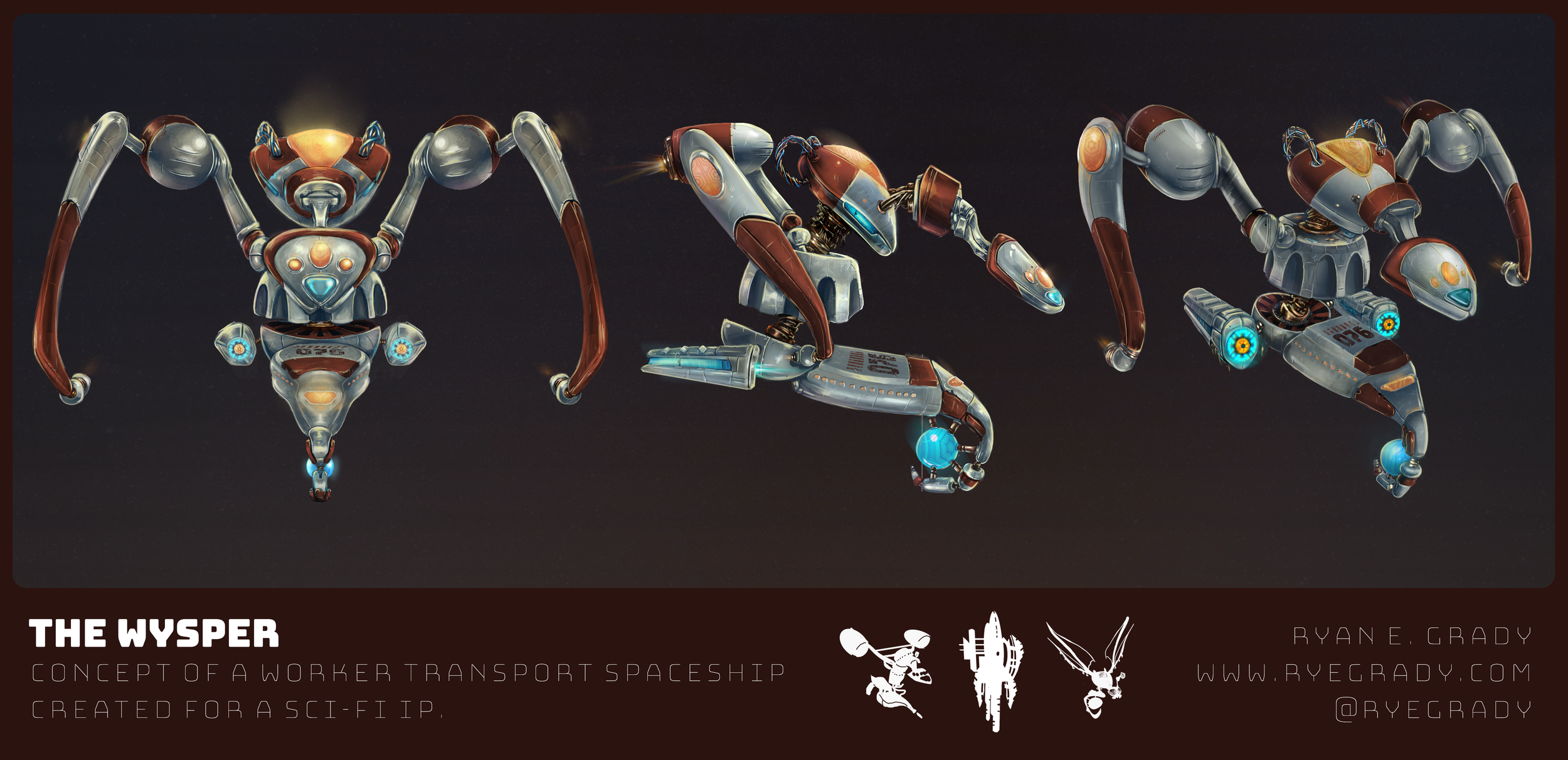 The Wysper: Spaceship Concept Art
