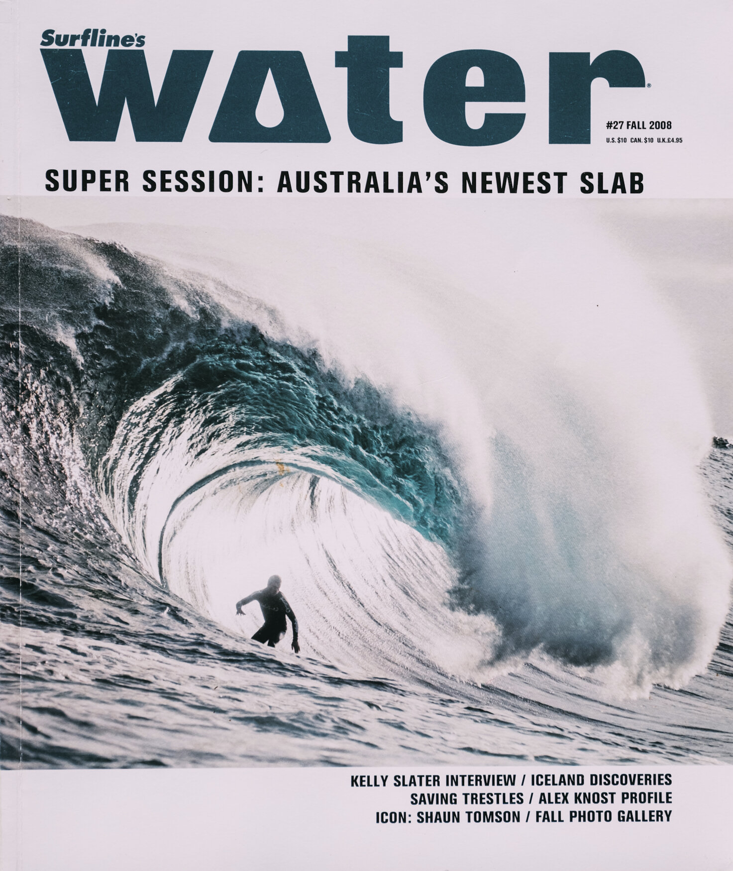 Surfline's Water Magazine Cover