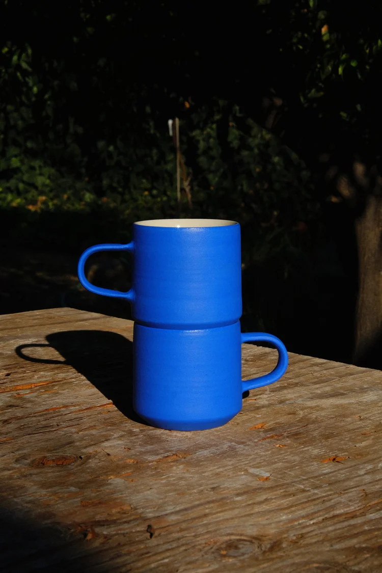 Brava Blue Medium Mug — PKK Ceramics