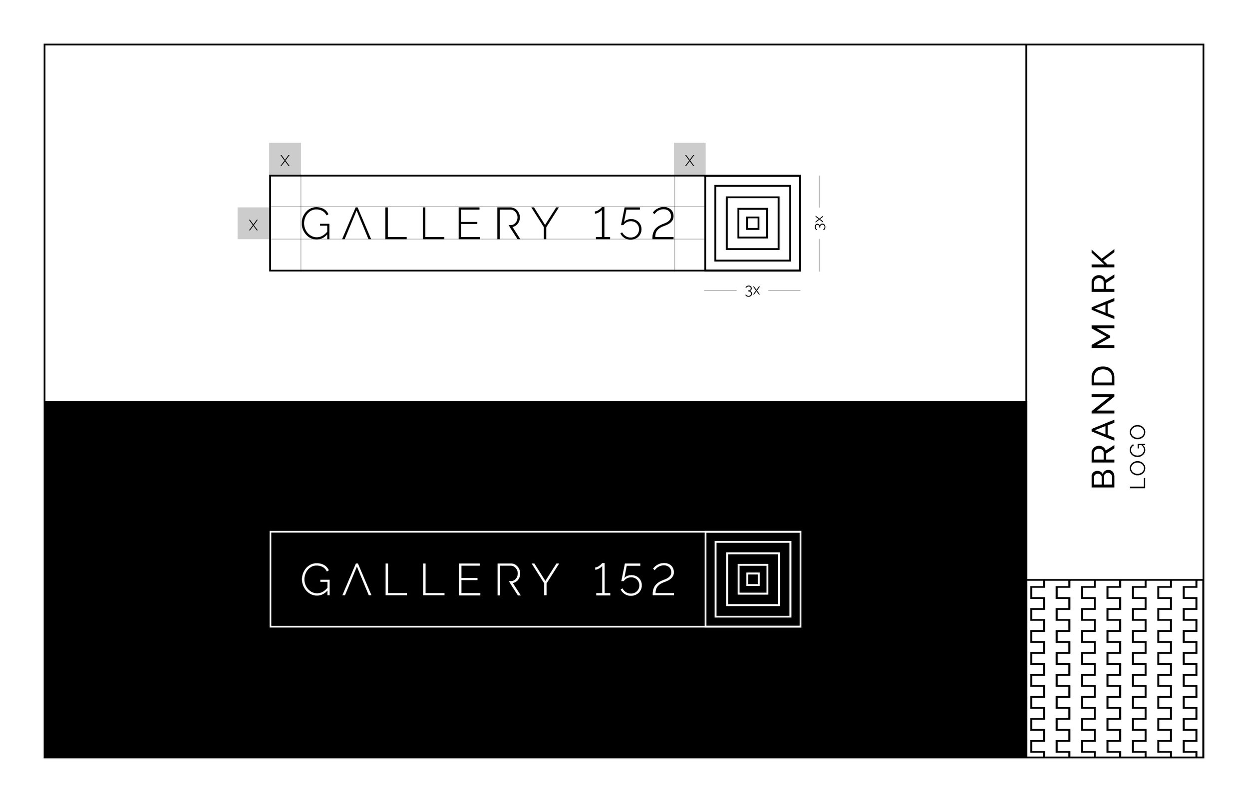Gallery 152 Logo Lockup