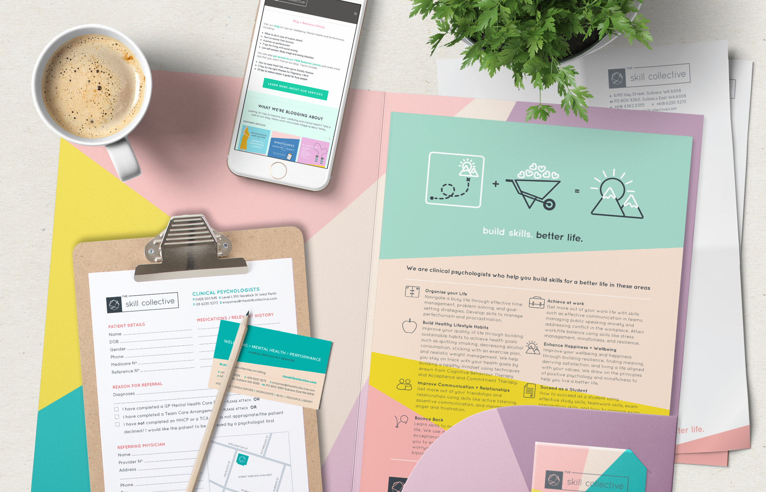 The Skill Collective marketing materials