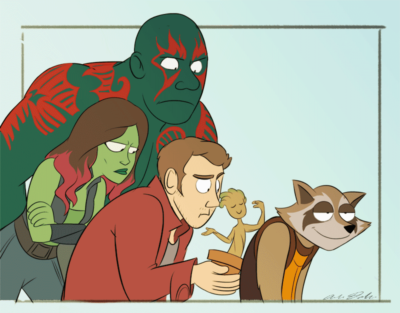 GOTG Fosters gif