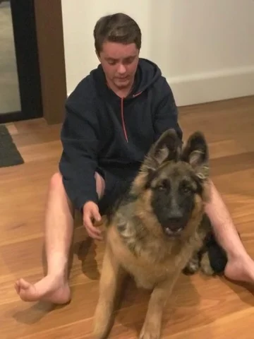 Mac and her dad Max