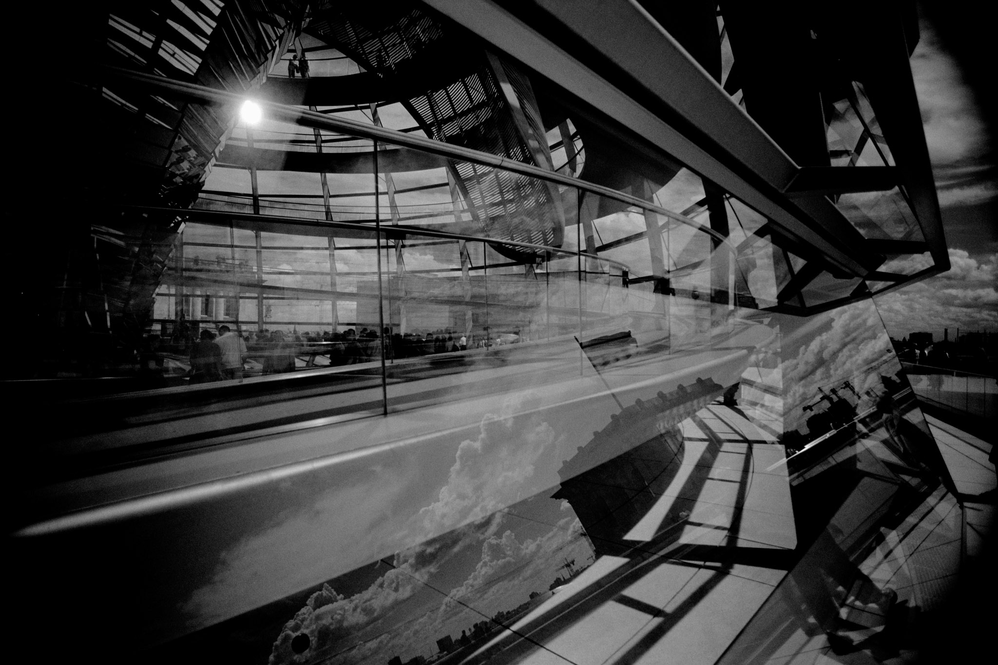 Reichstag Dome Reflections