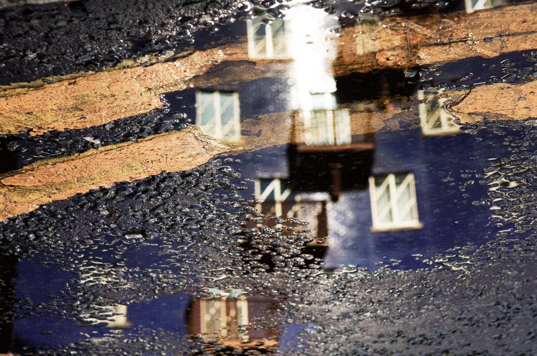 The Circle - Reflection in Puddle 02