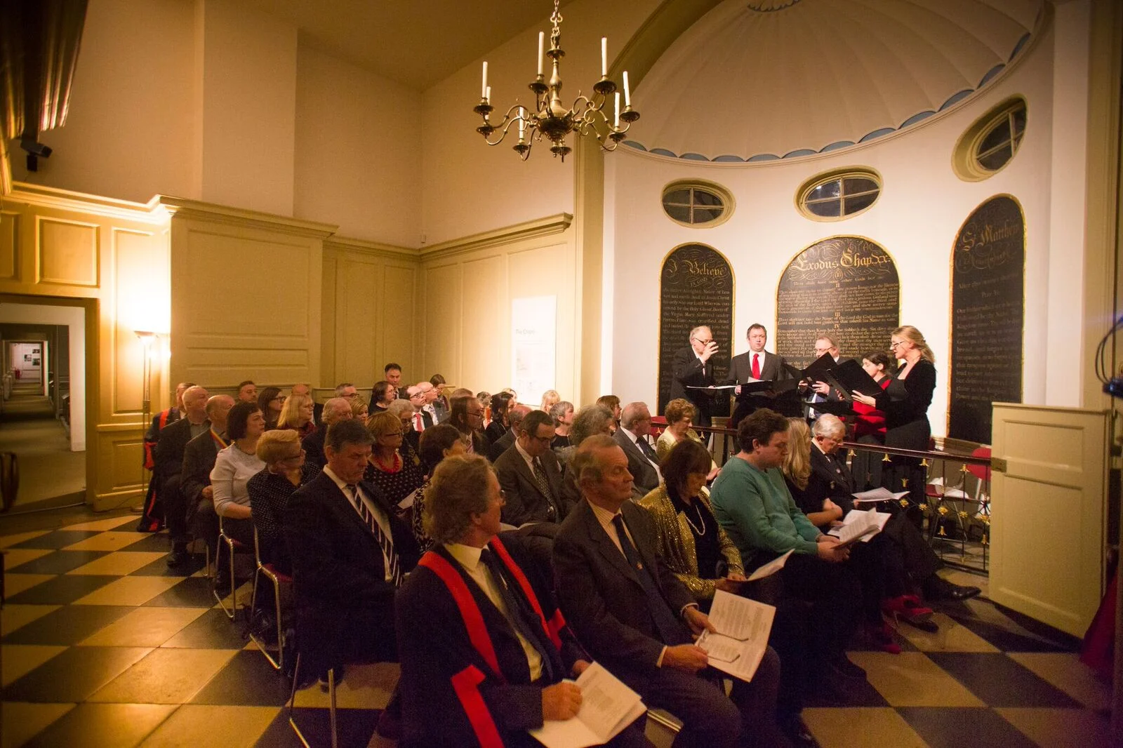 Short service prior to the investiture Ceremony - Photo Credit Barry Lewis