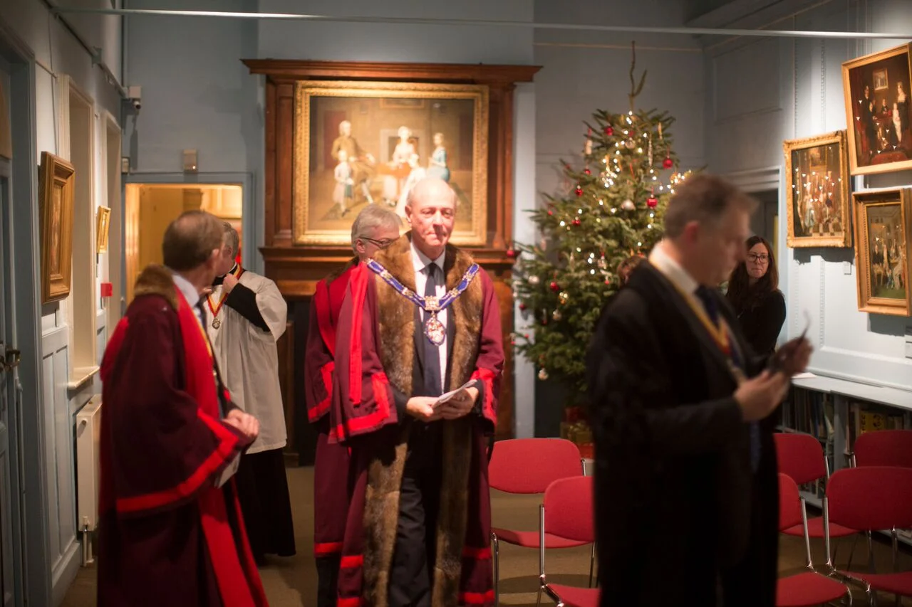 The Guildsman making their way through to start the ceremony - Photo Credit Barry Lewis