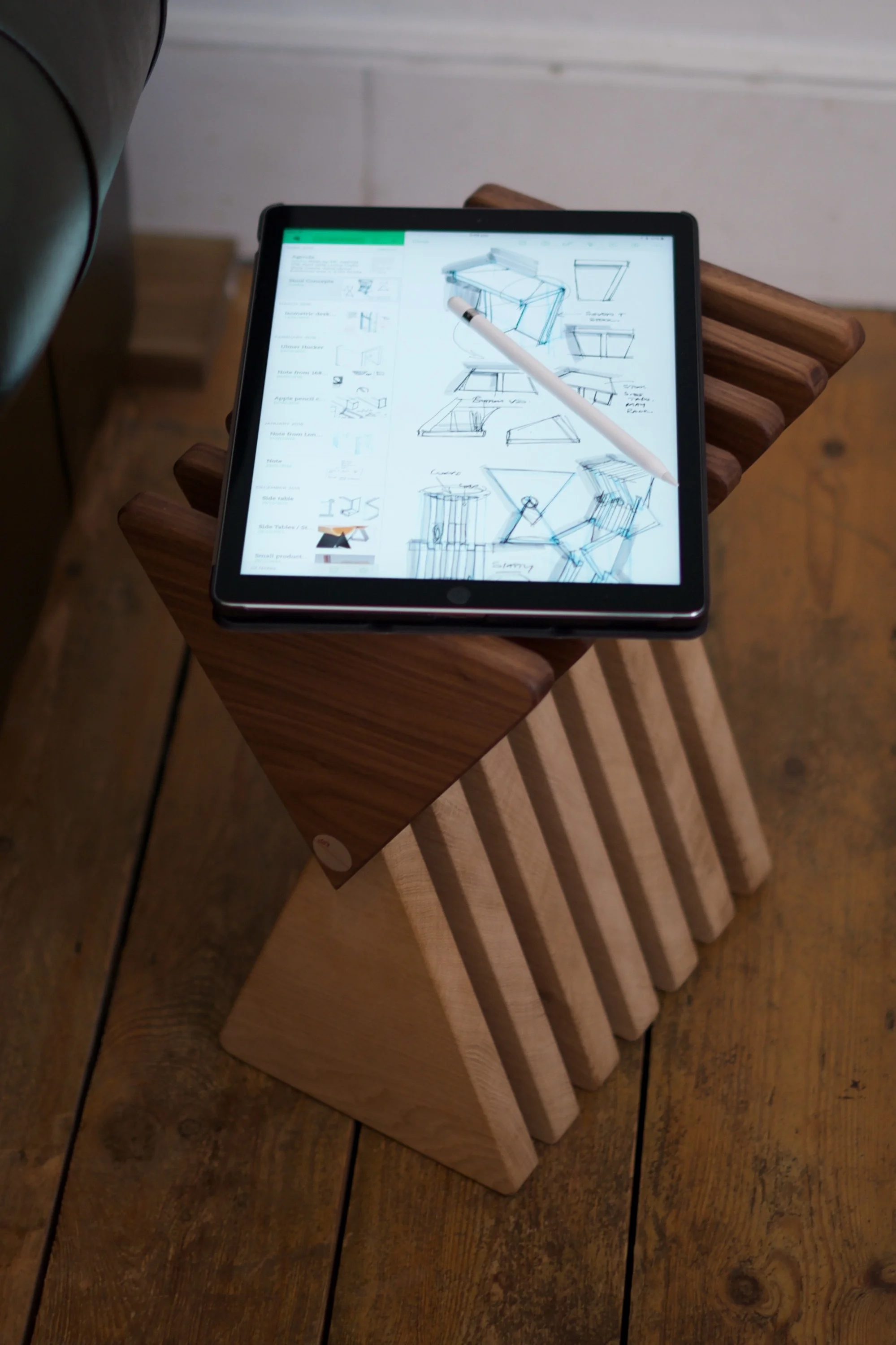 The Vinci Stool - original sketches