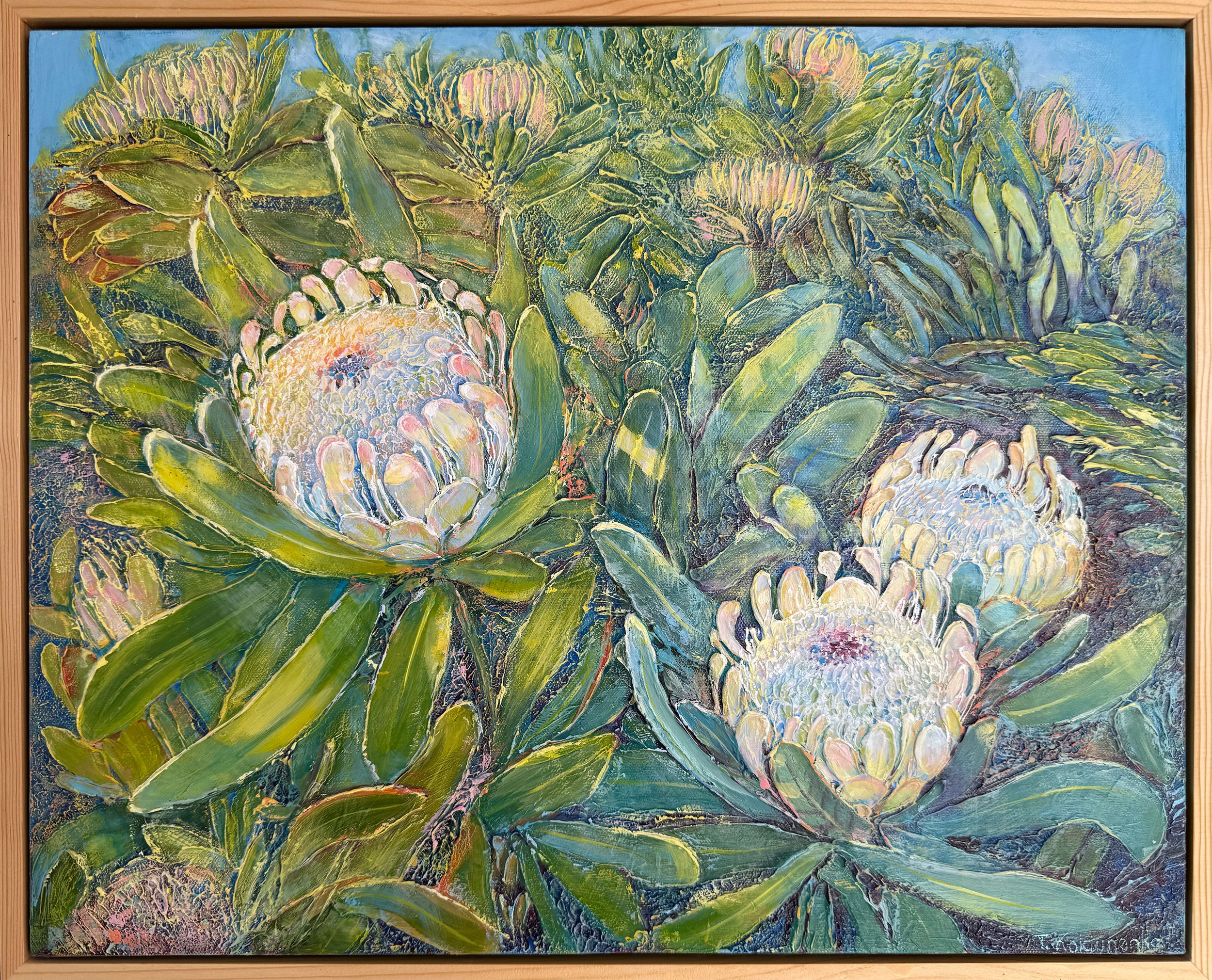 Protea’s Translucency — Blue Mountains Botanic Garden, Mount Tomah by Tetiana Koldunenko