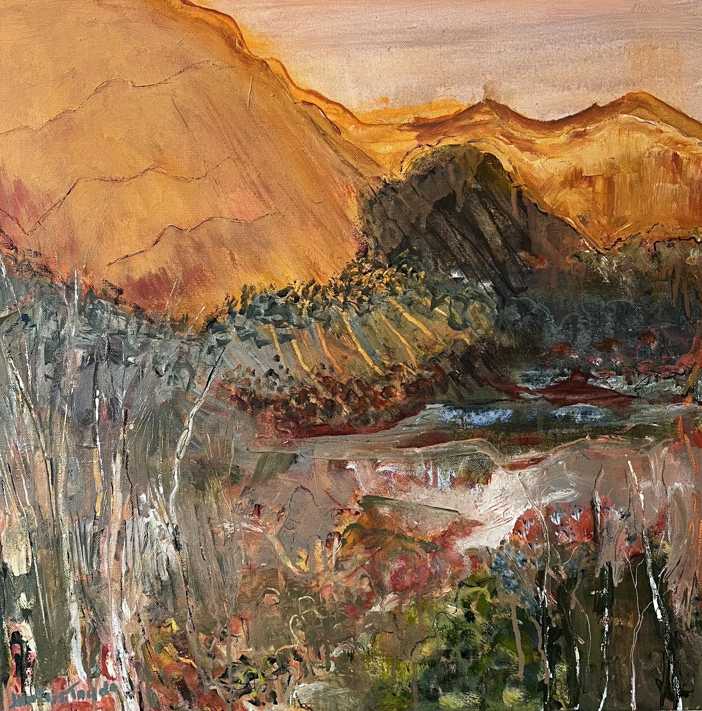 Waterhole Oasis by Jan Cristaudo