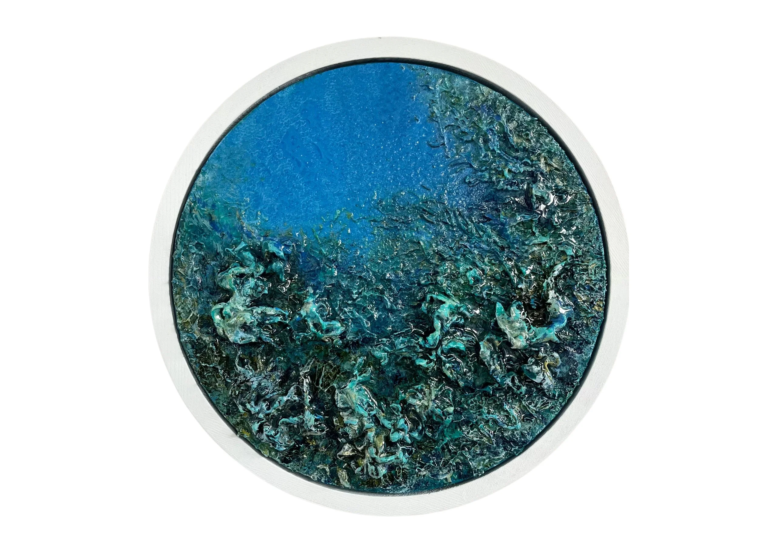 Sold - Mini Coral Texture Portal  #1 by Melony Kara Smirniotis