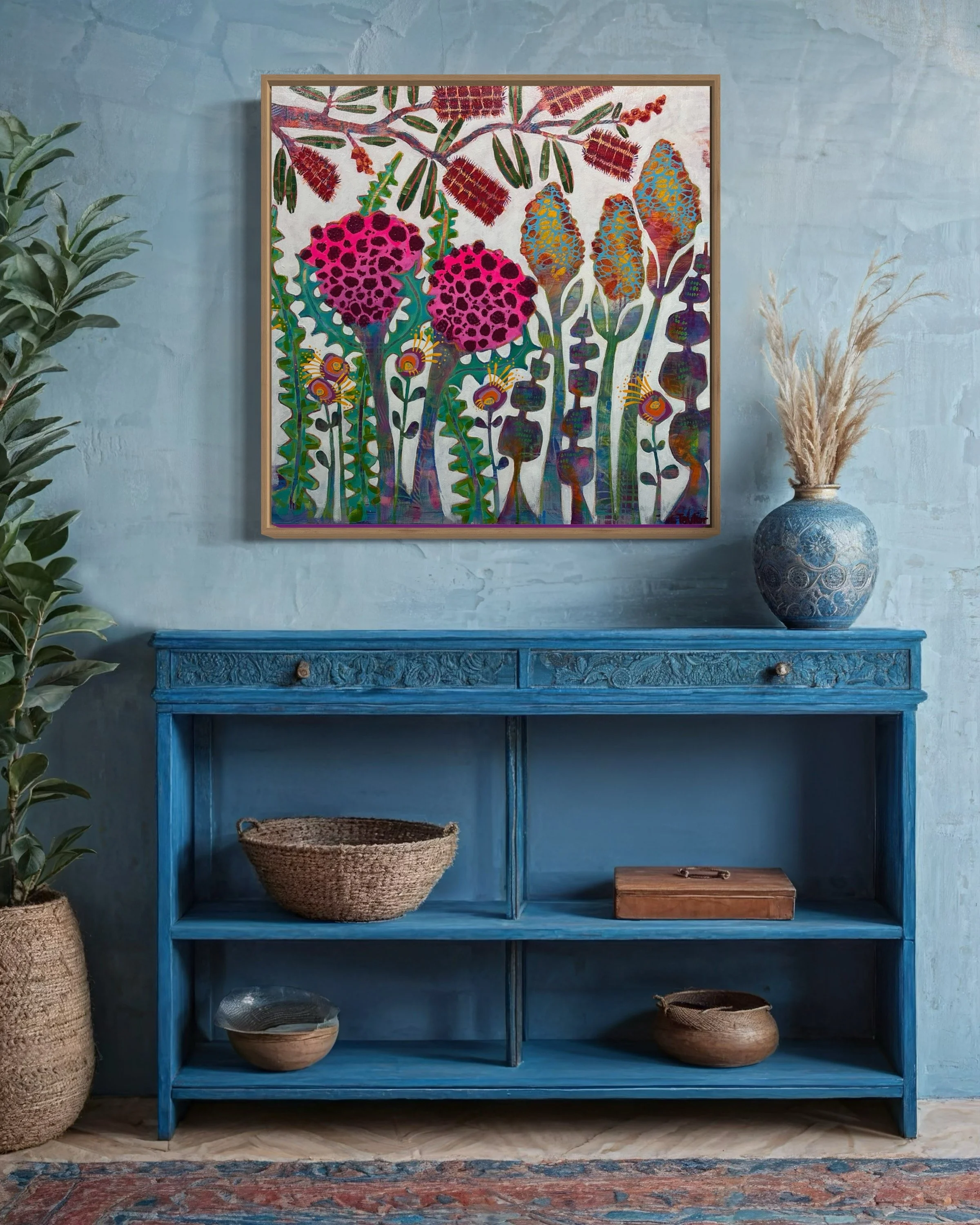 SOLD Dancing Bottlebrush Ballard by Leanne Taylor