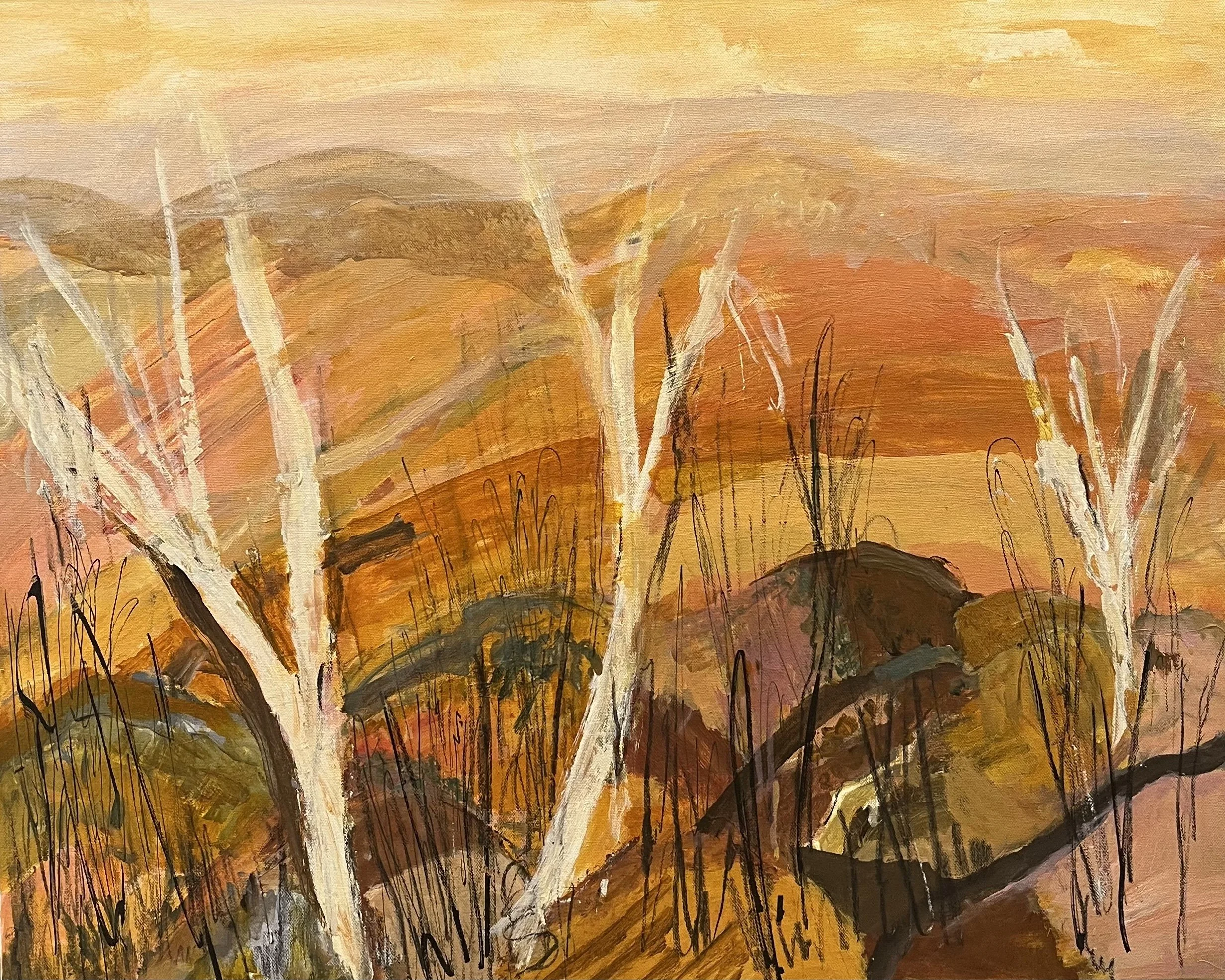 Red Ochre Wall by Jan Cristaudo