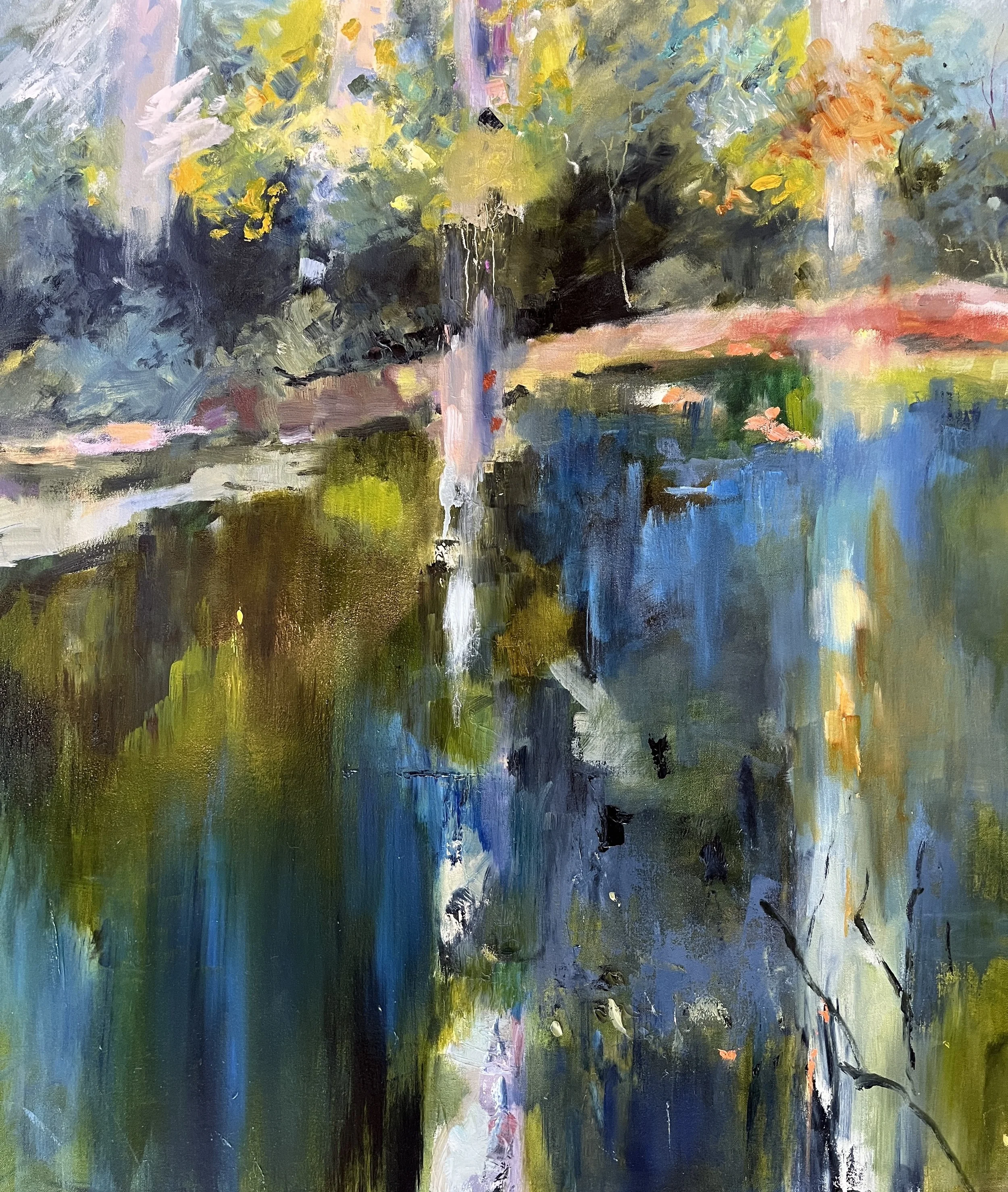 Bend in the River I By Sandra Blackburne