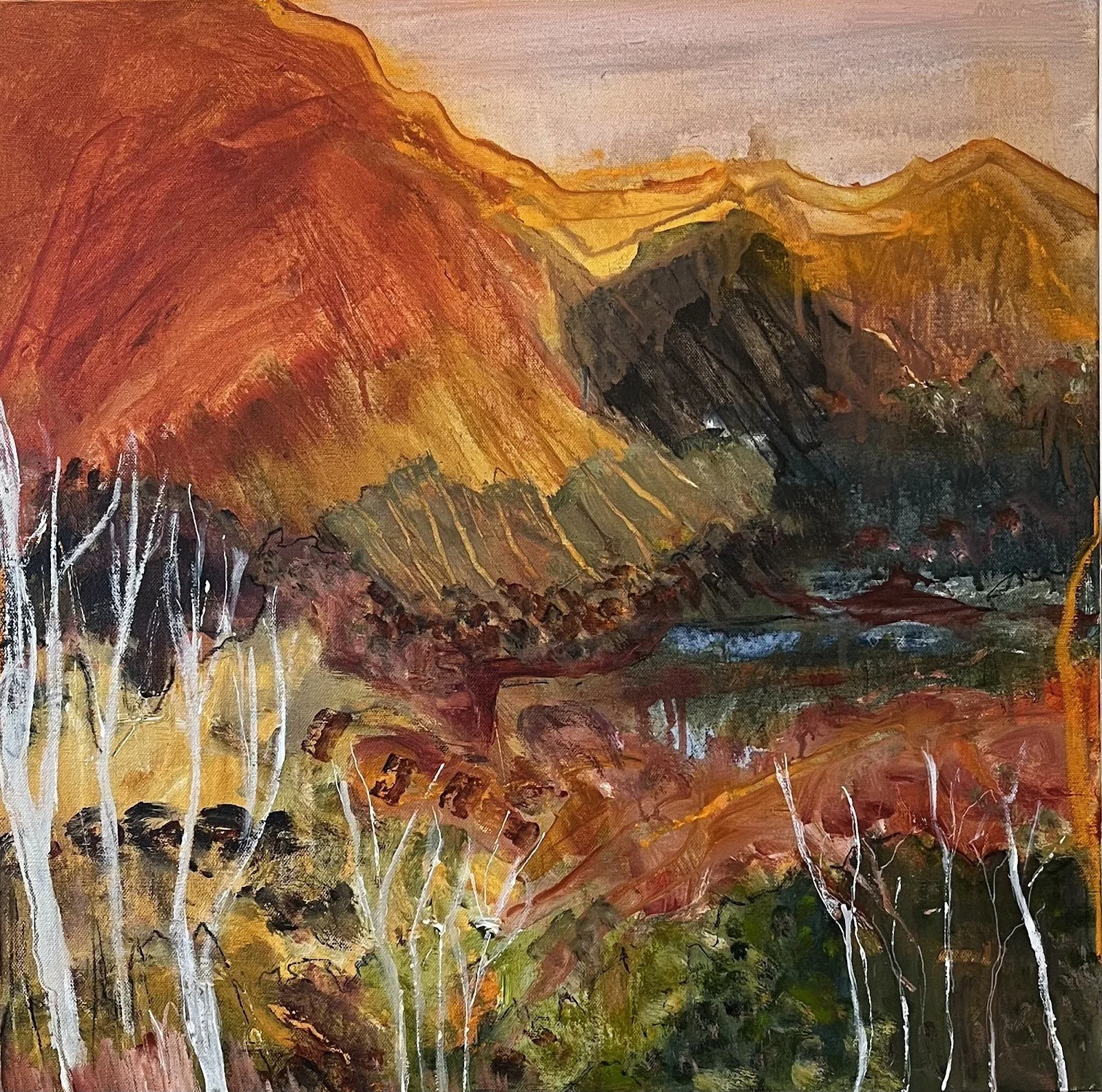 Waterhole Oasis by Jan Cristaudo