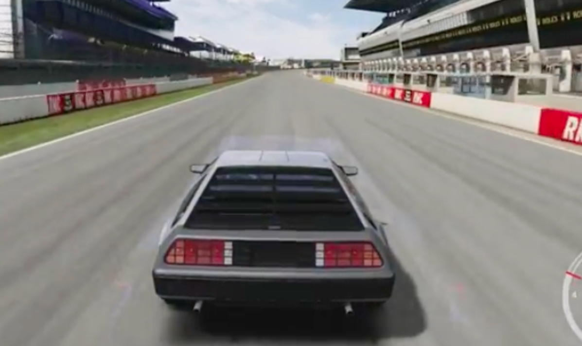 delorean forza motorsport 4