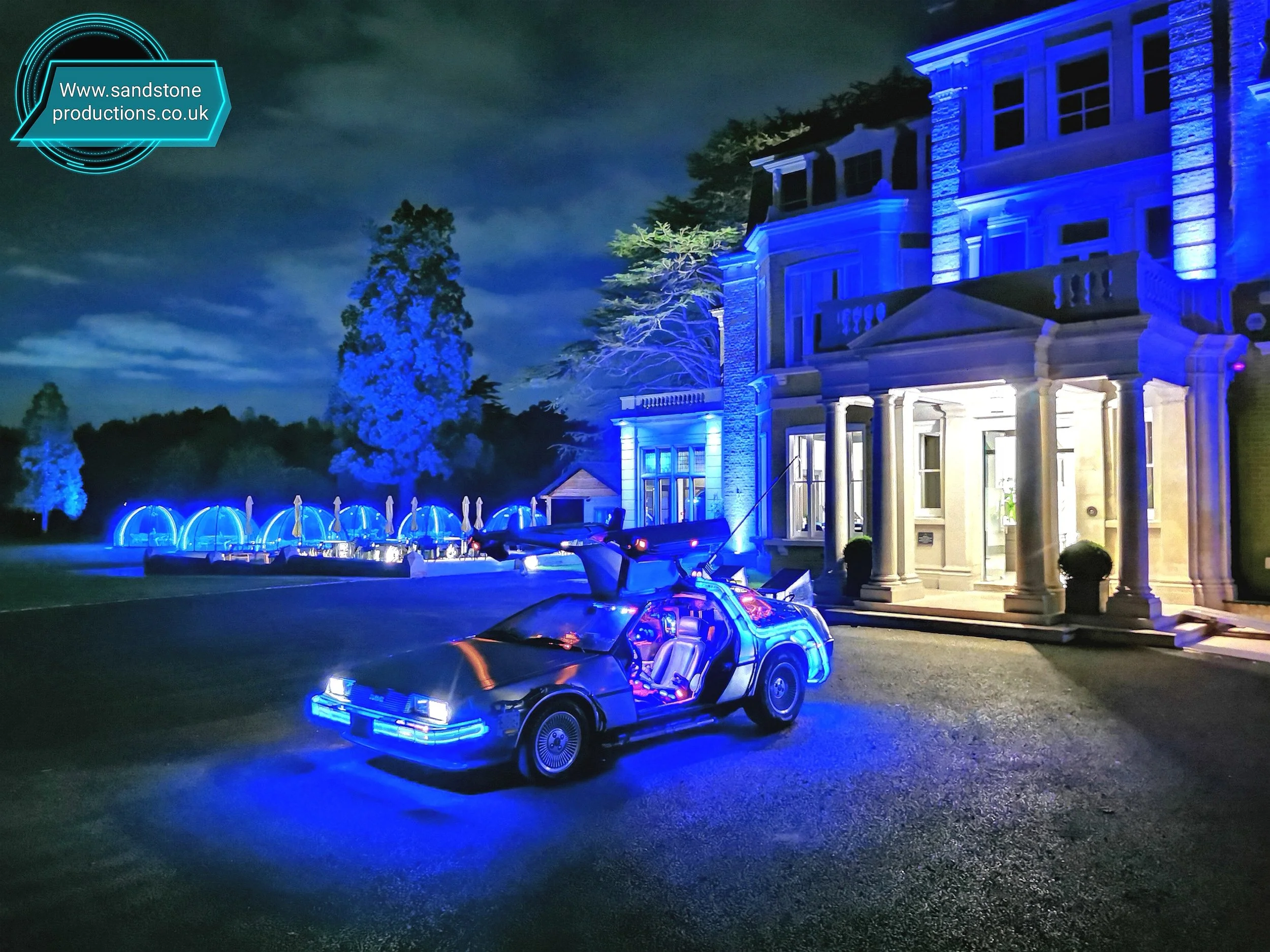 BTTF (Hire U.K) Experience the DeLorean Time Machine !!!