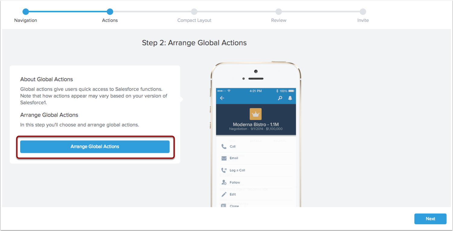 The Winter '15 Salesforce 1 Quick Start Setup Wizard - Agile Cloud ...