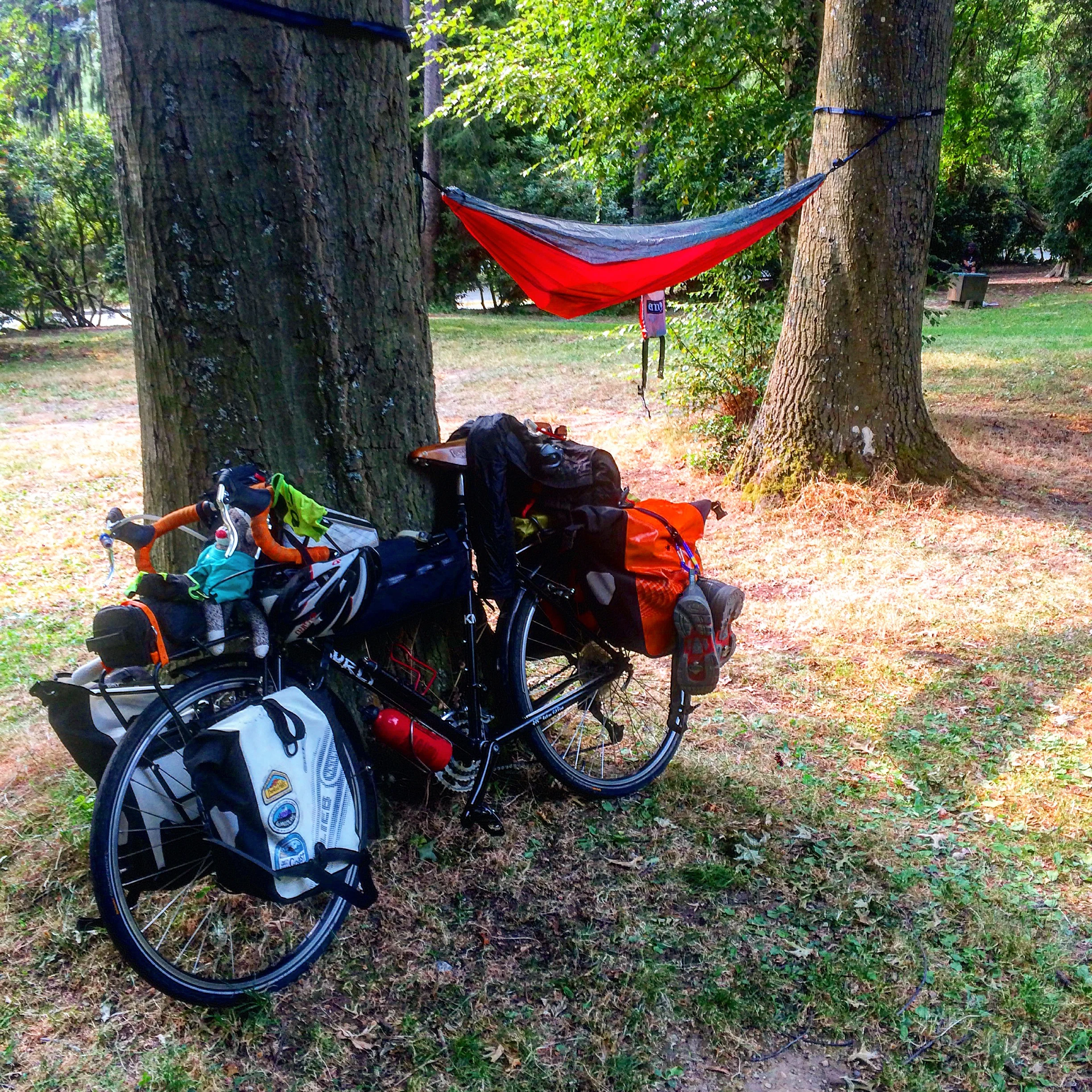 Day 1 in Seattle required some park hammock action.