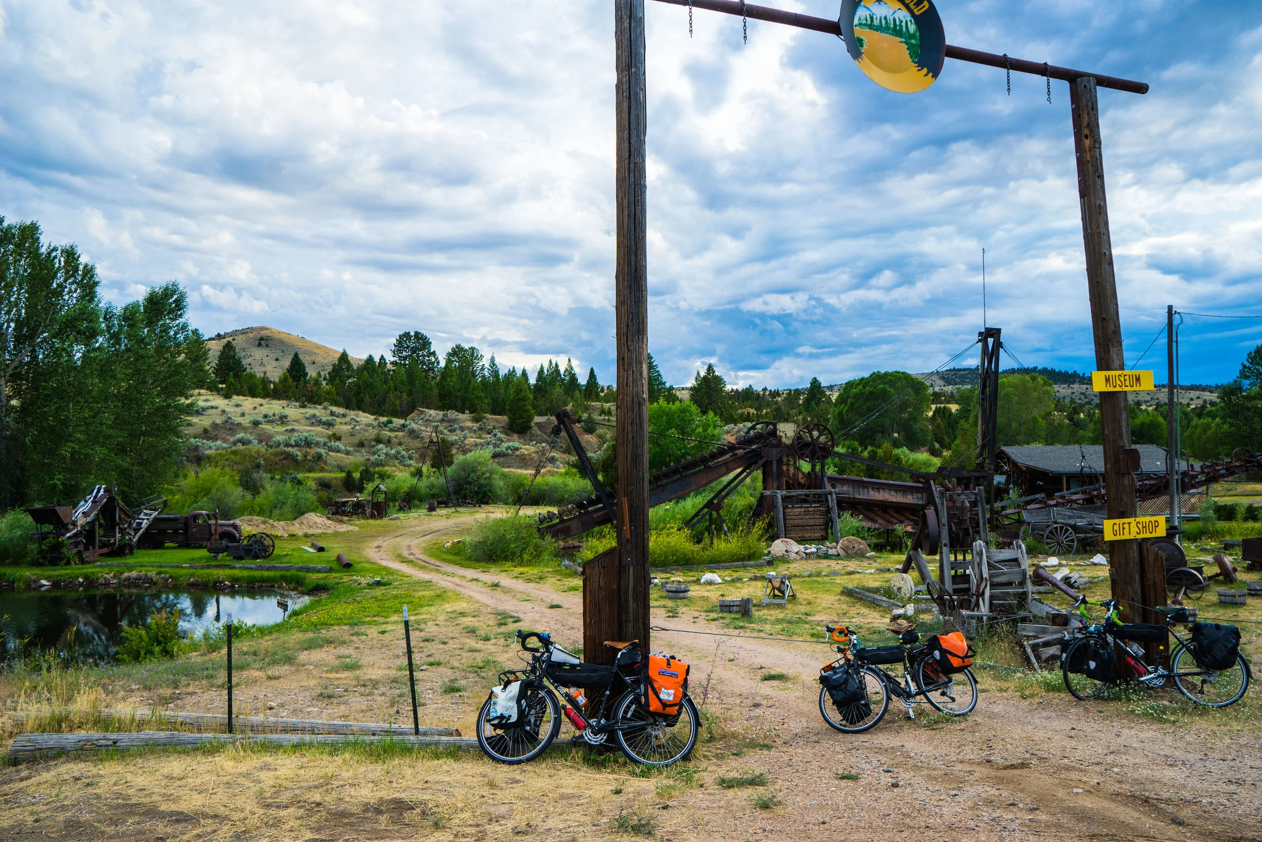 Just at the end of Nevada City, MT. This place is a ghost town in its truest since.