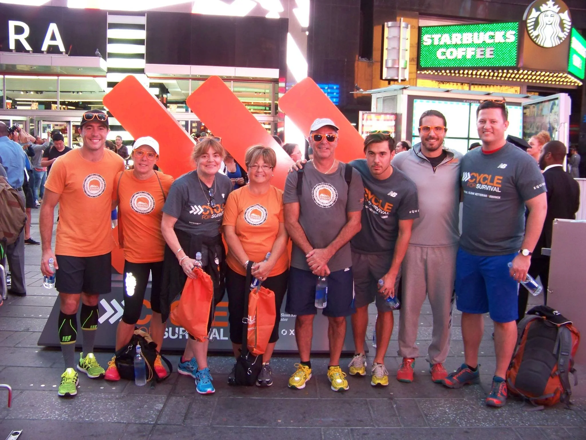 Team Ginger Strong pre-sweat