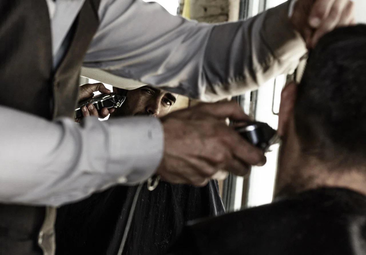 Barber Shop shoot, lifestyle