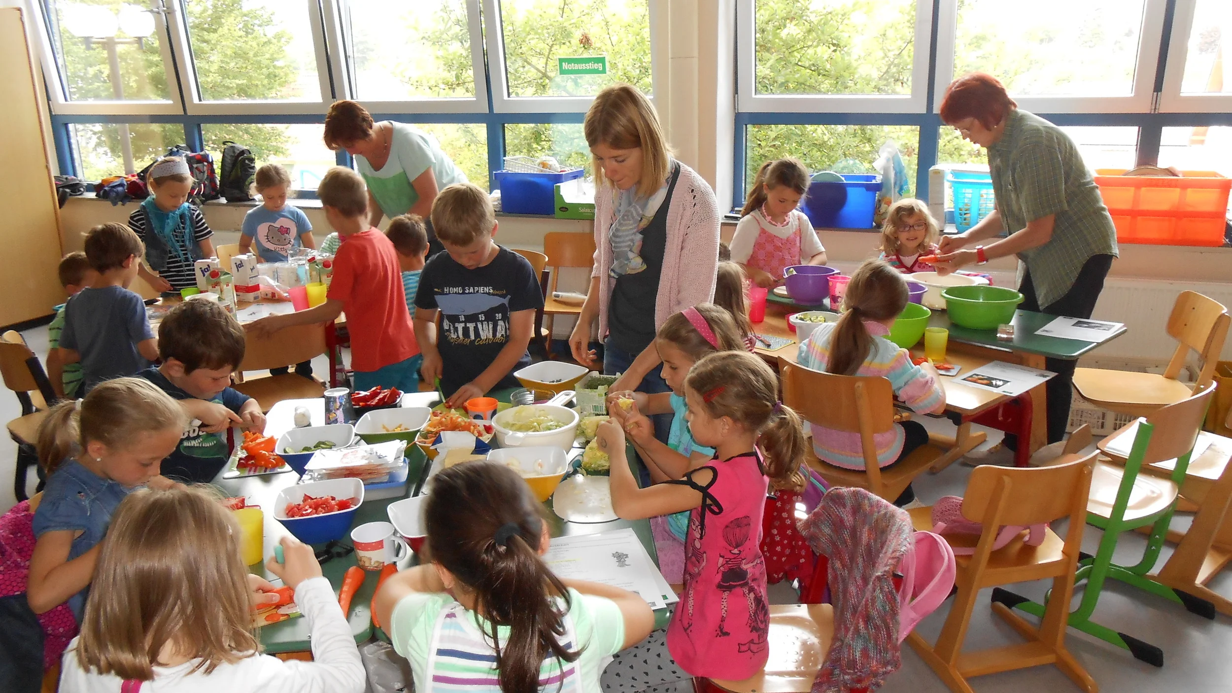 Pausensnacks in der Grundschule Niederelbert