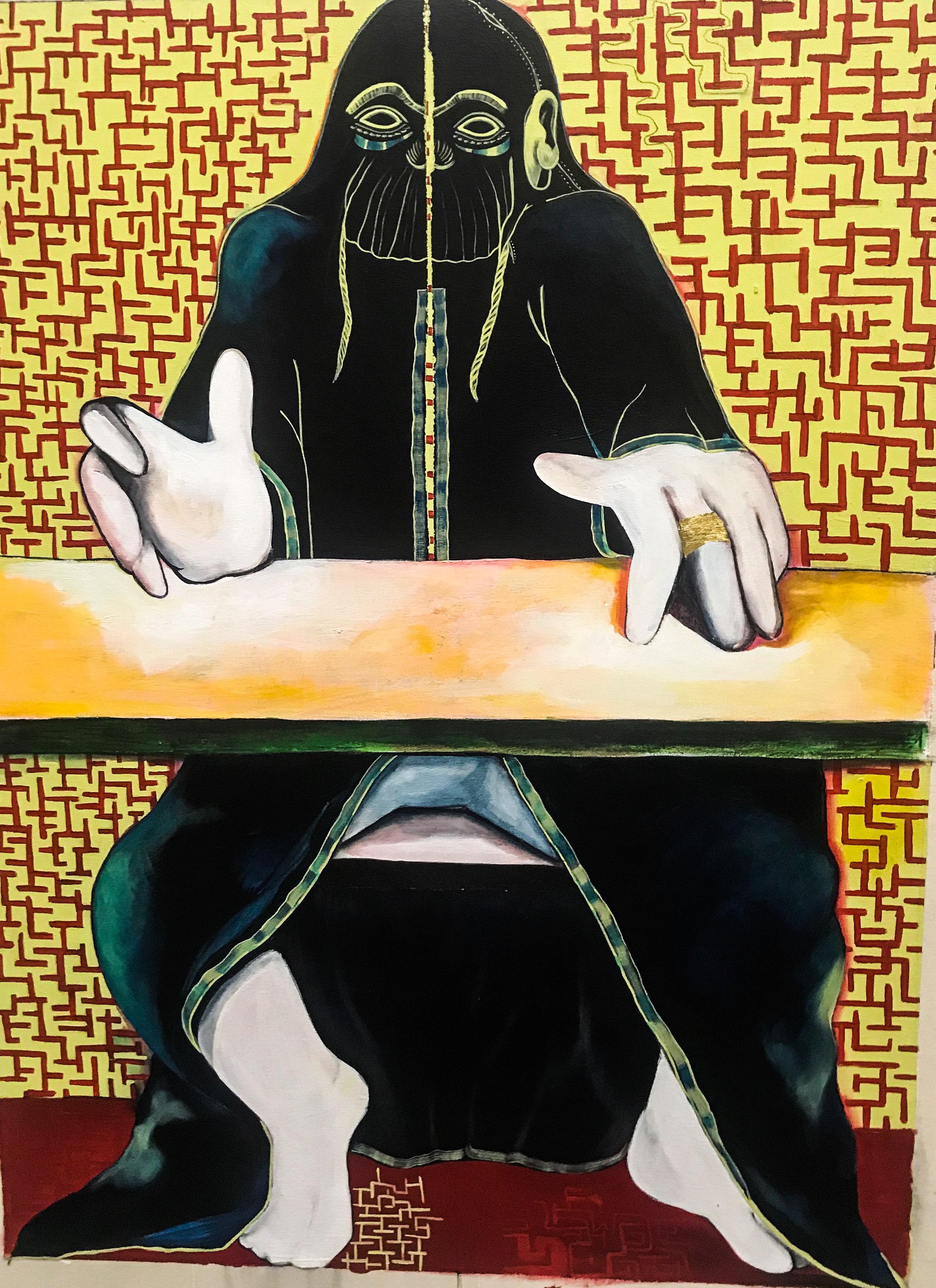 The Labyrinth
Acrylic on canvas
48” x 36”
