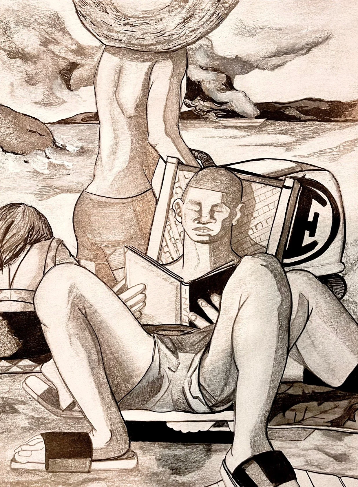 EFE
Pencil and Sumi ink on paper
9 x 12
2024