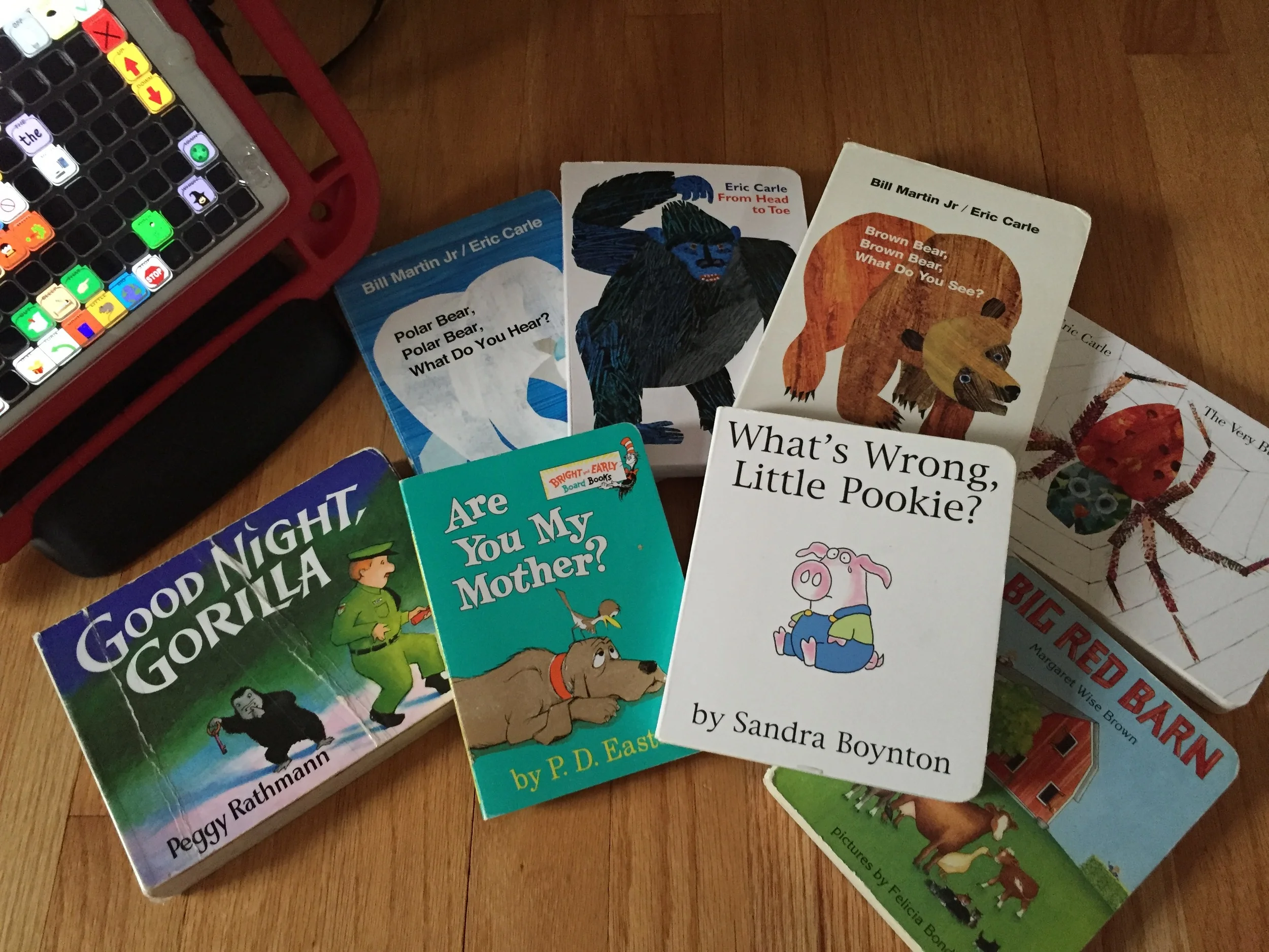 Augmented Communication Core Vocabulary with Board Books