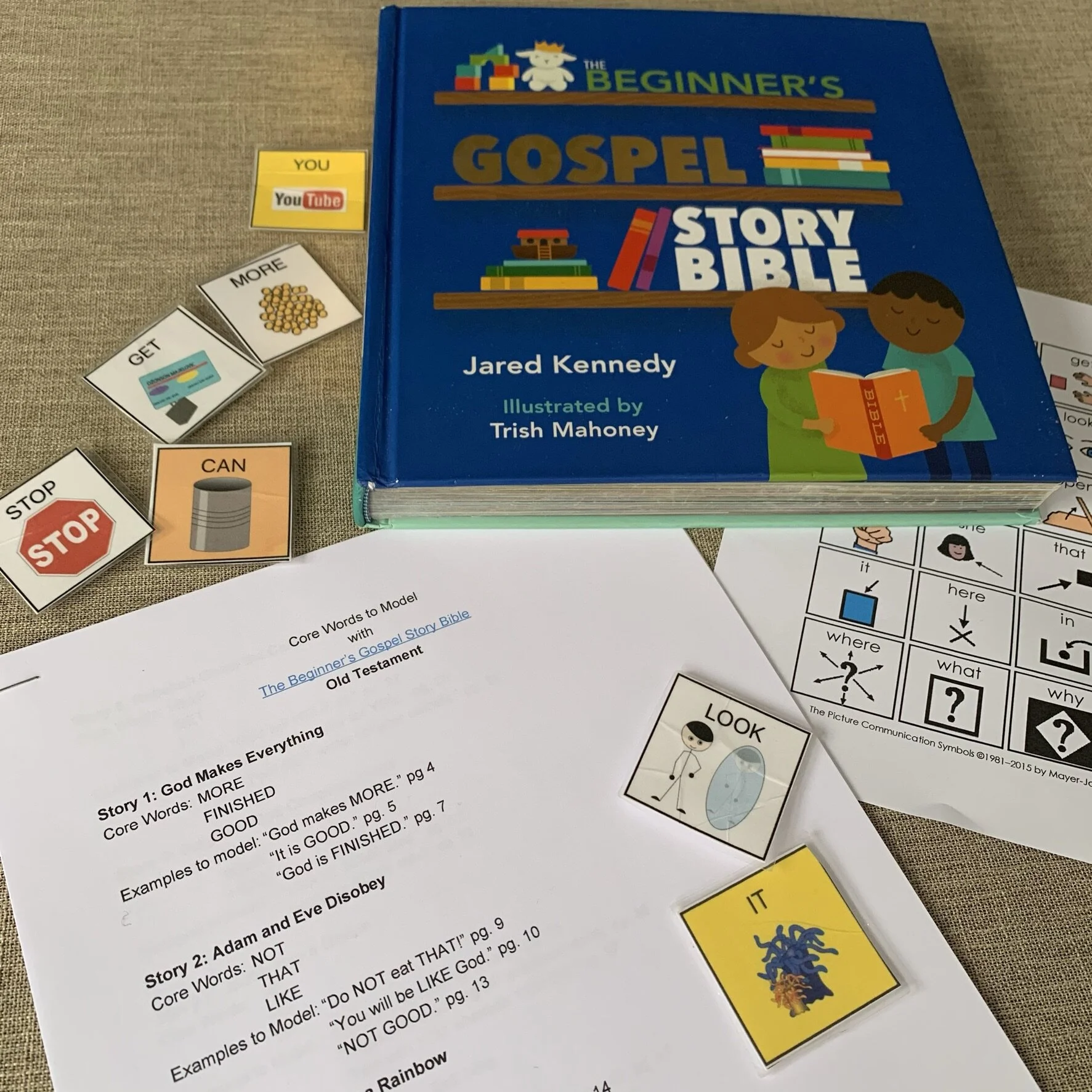 Beginner's Gospel Story Bible AAC Modeling for Old Testament