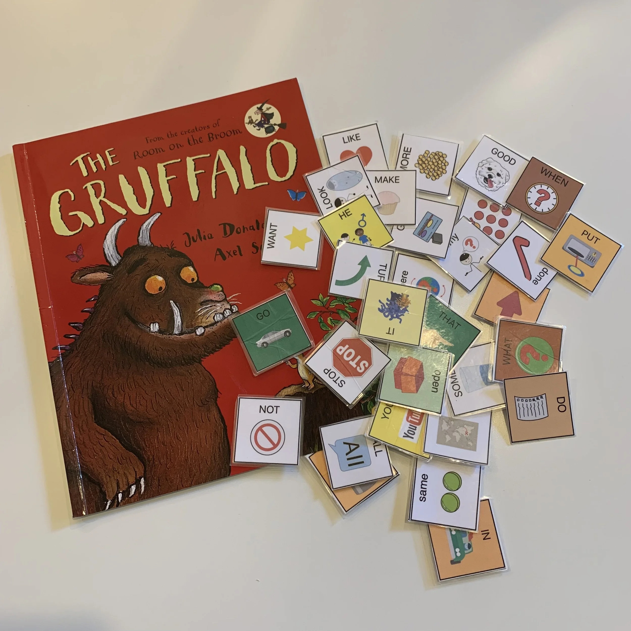 Model 36 AAC Core Vocabulary Words With One Picture Book!