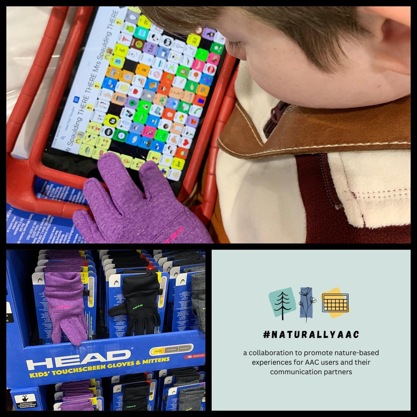 Not all touchscreen gloves are equal. We&rsquo;ve bought quite a few pairs that just don&rsquo;t work. Head brand now being sold at Costco worked well for Nathaniel. There are adult sizes for parents for modeling too. 
#naturallyaac