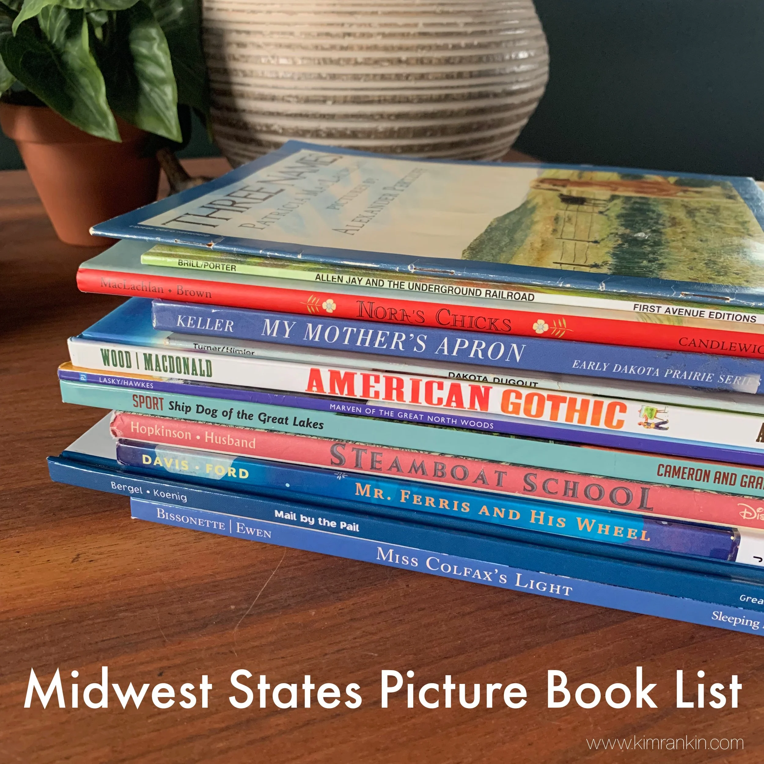 Midwest States Picture Book List
