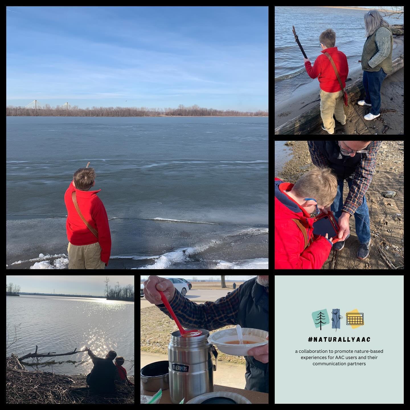 As much as I would like to think otherwise, intentionally being outside as a family takes planning. We need to plan for communication, medical needs, accessibility, and typical things like food and weather. I suspect many family who use AAC have simi
