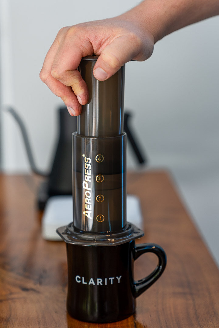 Aeropress Pressing into Diner Mug.jpg