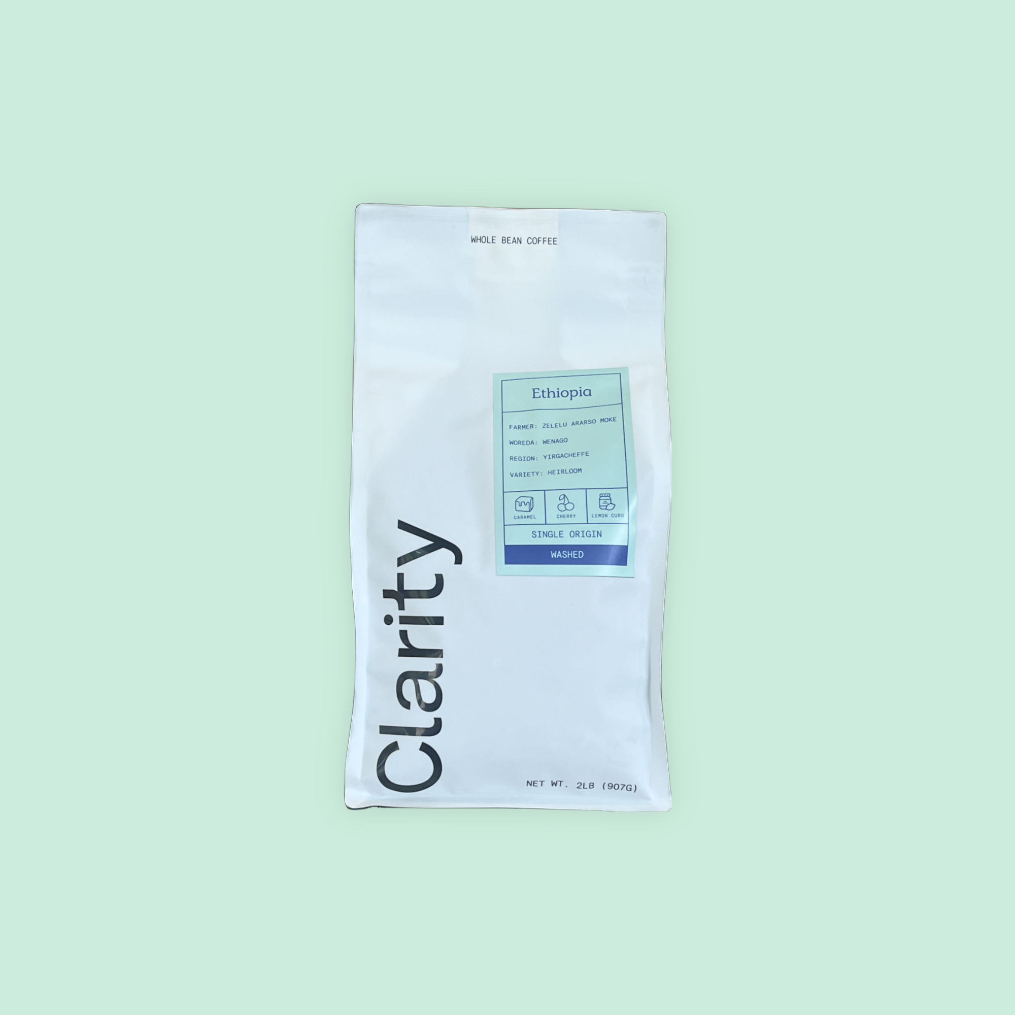 Ethiopia Zelelu 2lb Clarity Coffee Green.PNG