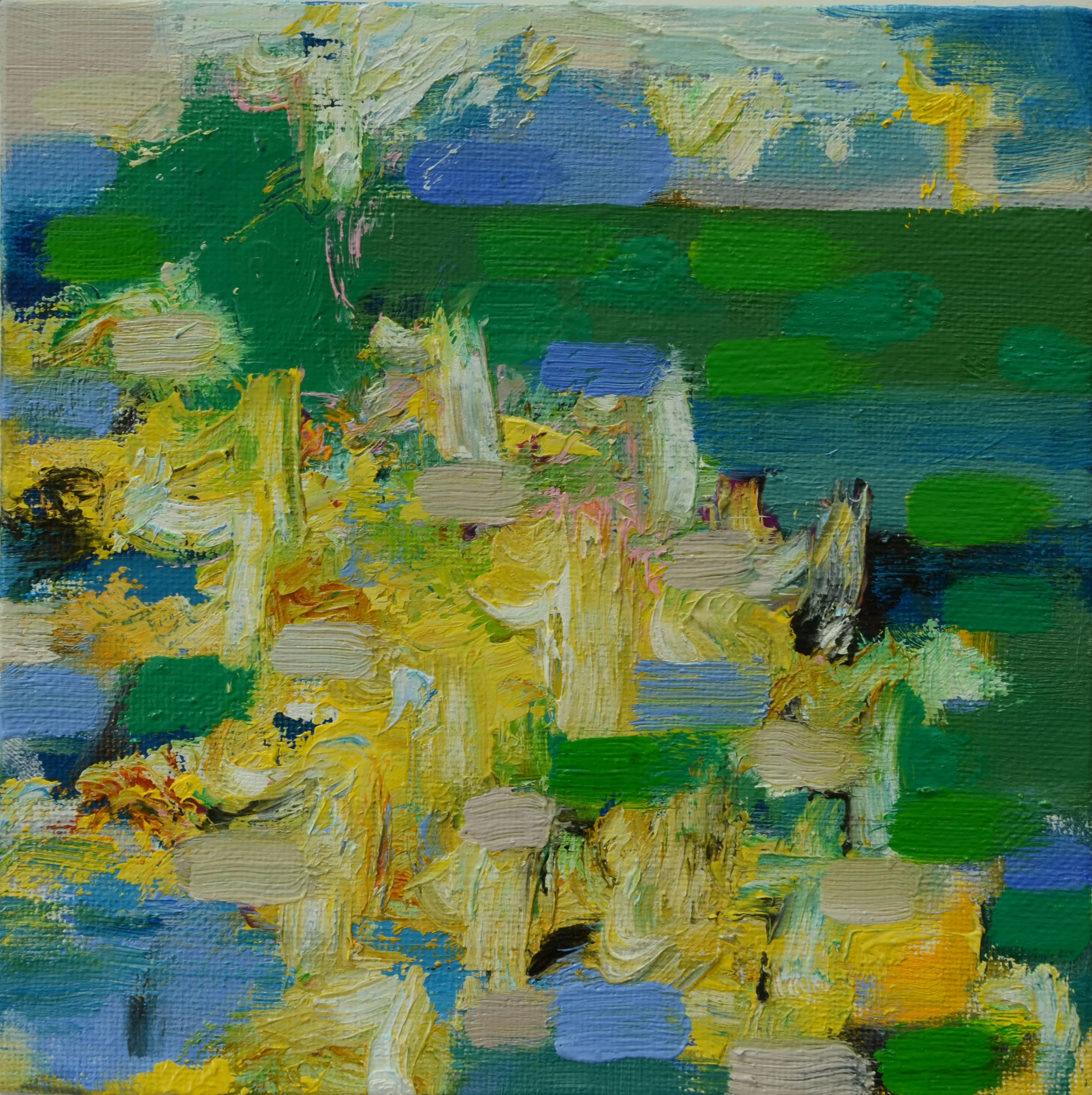 "Road trip # 1" Oil on canvas 6"x6" 2014