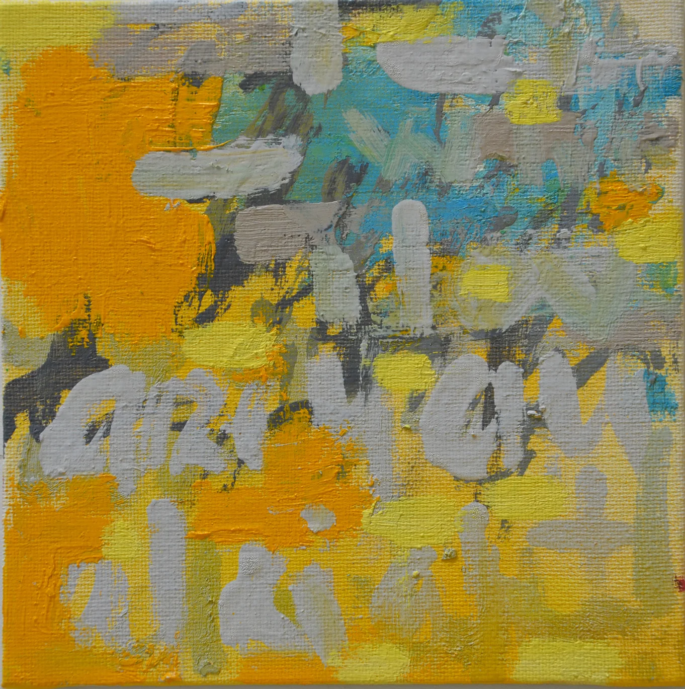 "Are you alright" Oil on canvas 6"x6" 2014