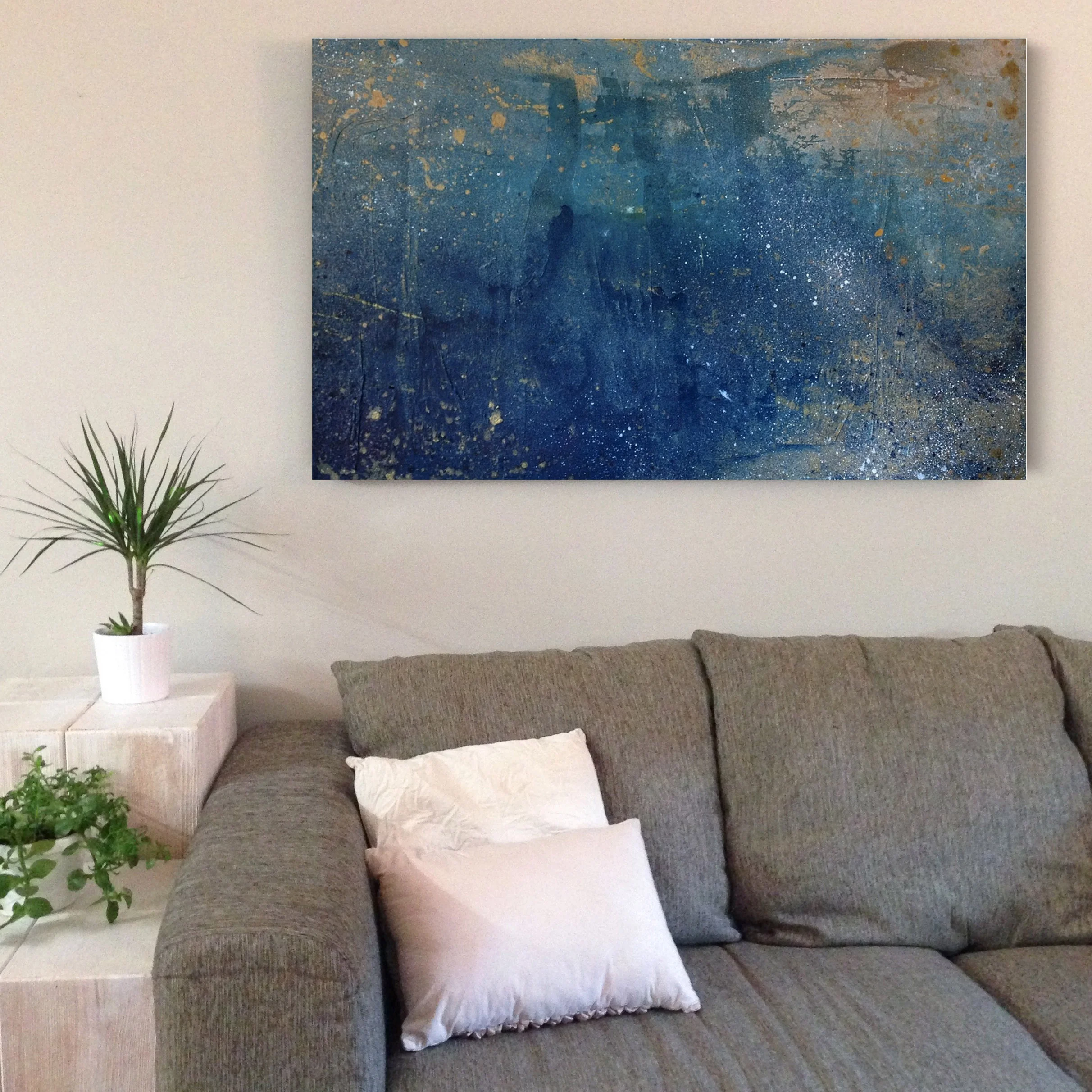 Float | Acrylic and mixed media on canvas | 36x48"