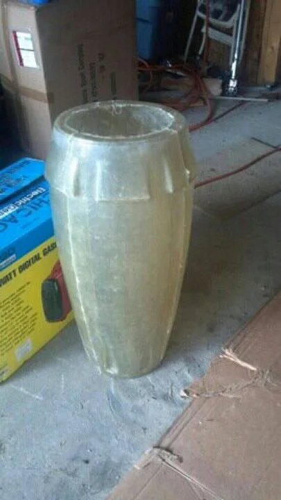 Here is one of the engine pods.