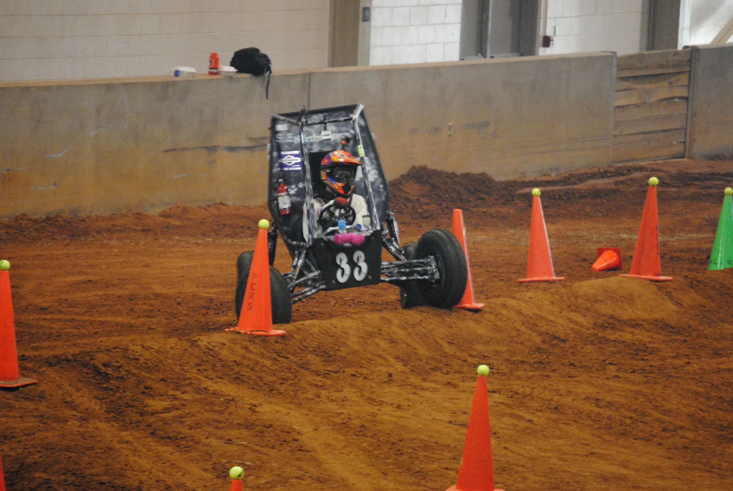 Mikey and Drew expertly navigated the Maneuverability course