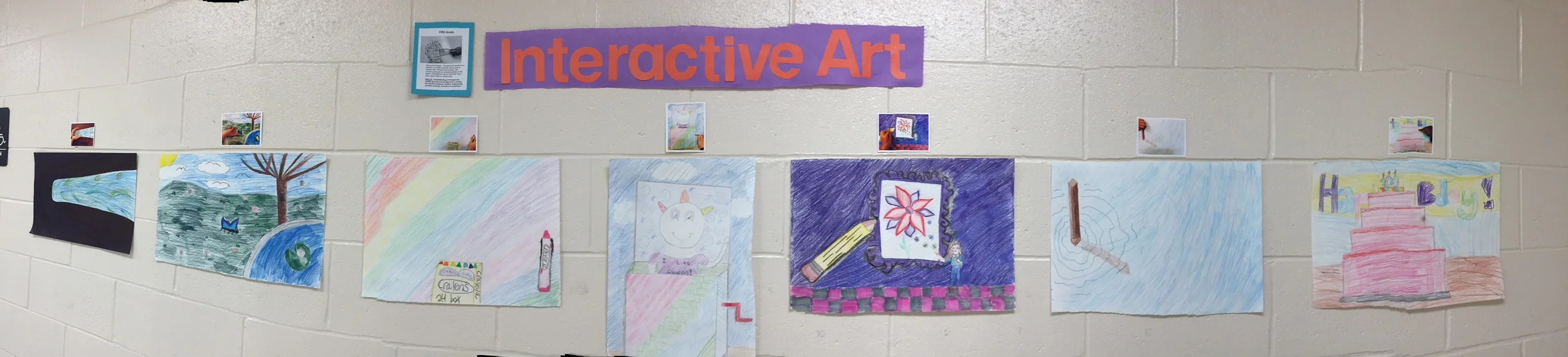 Original Drawings with Photo of Interaction 
