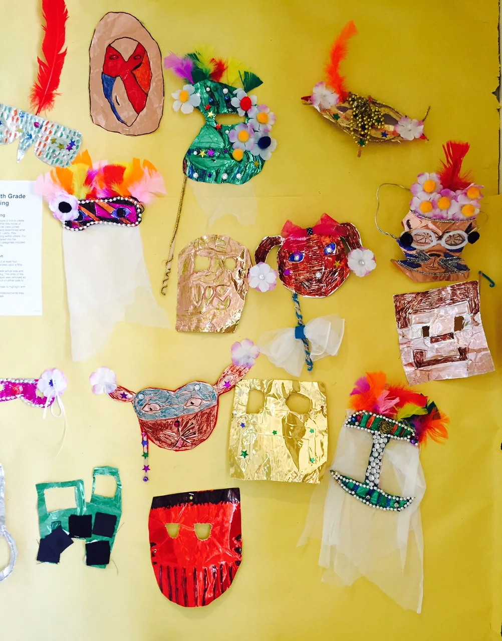 Sixth Grade Mask display