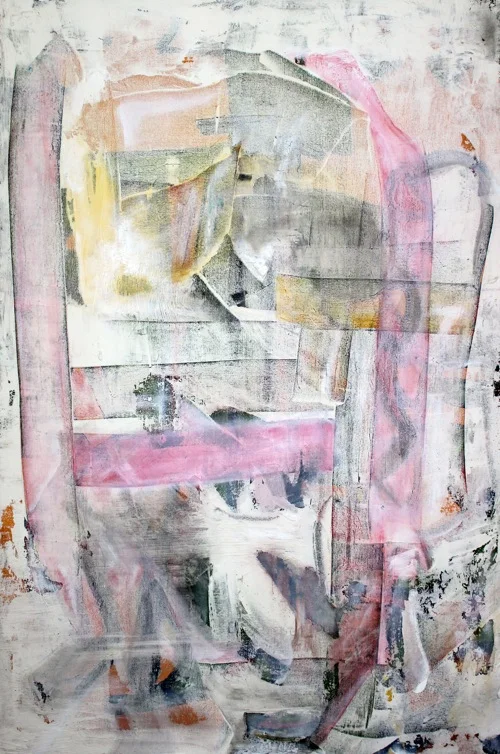 Untitled Oil on Canvas 36" x 24" 2016 Layering and removing medium through a mindful approach allows for a meditative and restful place for both artist and viewer.