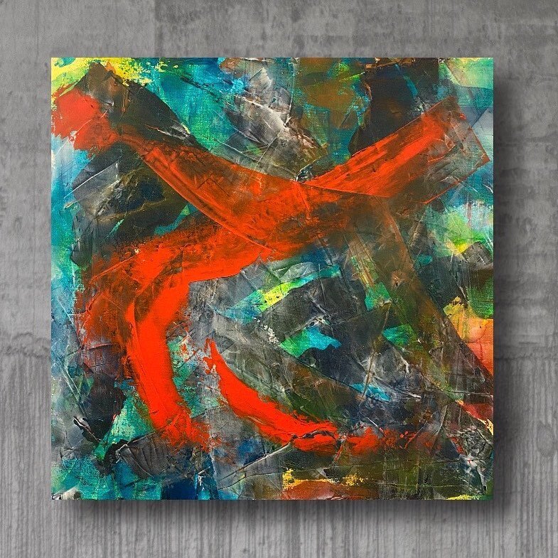 Lost Language series acrylic on canvas 20&rdquo;x 20&rdquo; $375 DM for more info #abstractart #abstractpainting #abstract_art #abstractpainter #contemporaryart #contemporarypainting #contemporaryartist #contemporary_art #contemporarypainter #acrylic