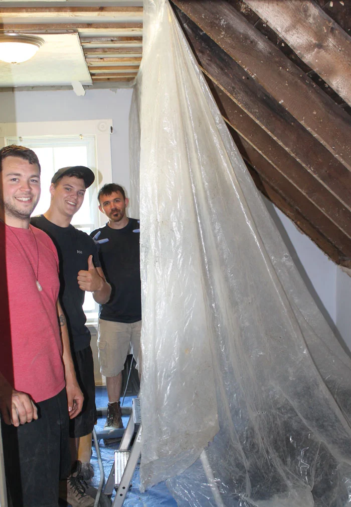 Arctic Spray Foam guys about to start!