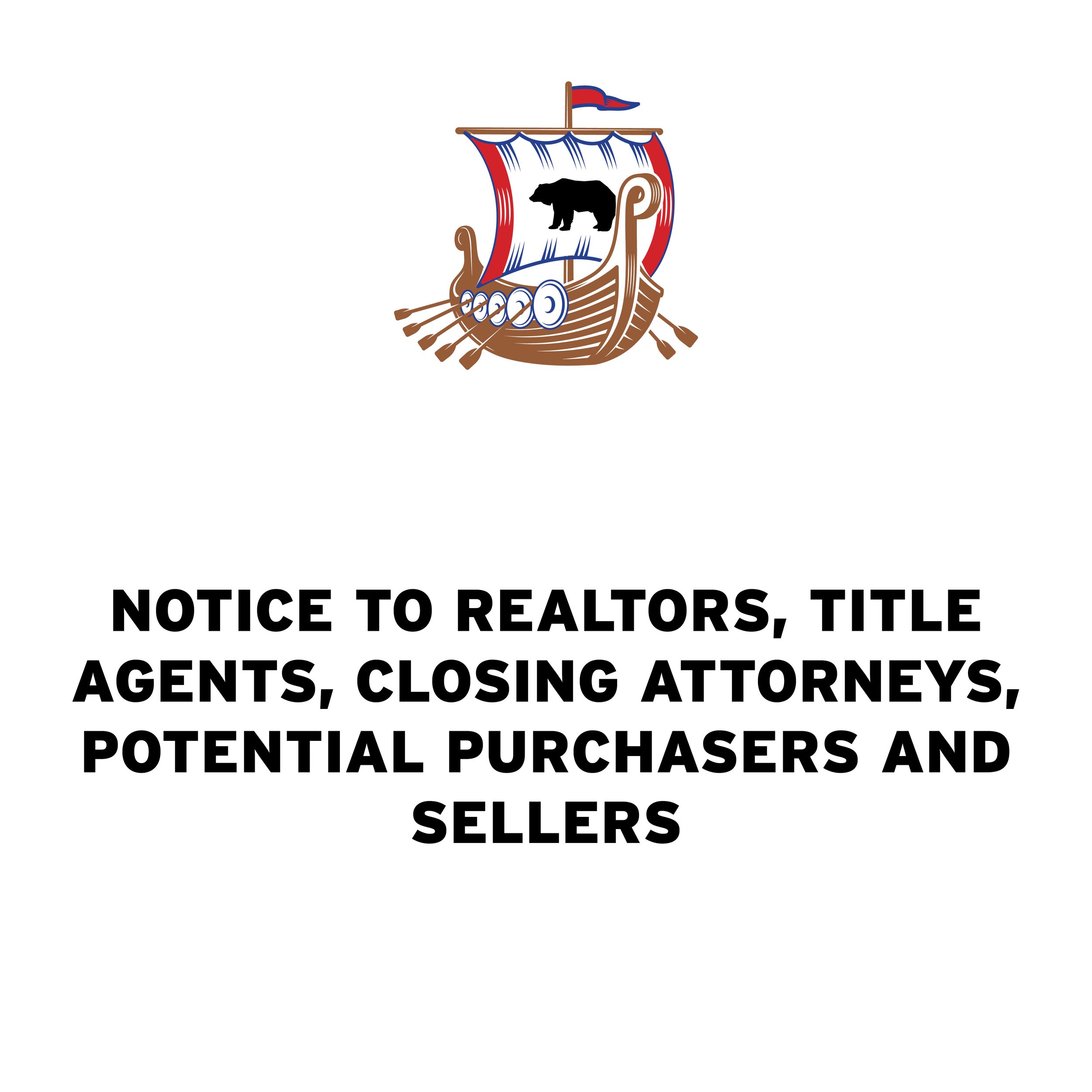 NOTICE TO REALTORS