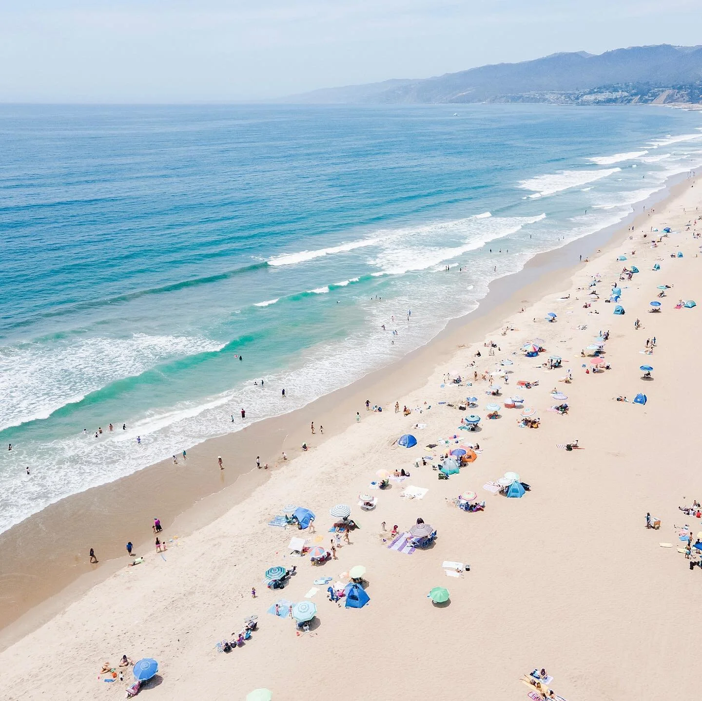 California&rsquo;s open and the beaches are calling! ☀️🌈🌊 Here&rsquo;s to making up for all those missed beach days in 2020. Beach hang, anyone? (Bring extra sunnies&mdash;we have a 😎 stealer.) Another picture-perfect day in @seesantamonica! 💛 #s
