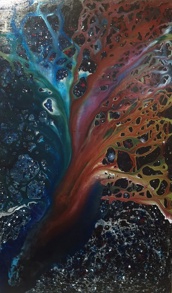 Acrylic on Canvas 36 x 60, 2015